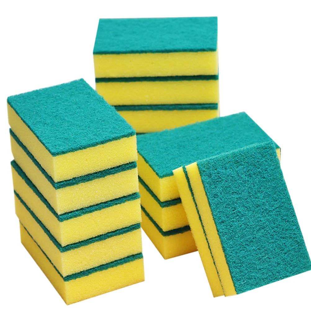 

Sponge Cleaning Kitchen Spongespads Bathroom Dishwashing Washing Scrubbing Dish Scouring Kichen Eraser Pad Scrubber Cellulose