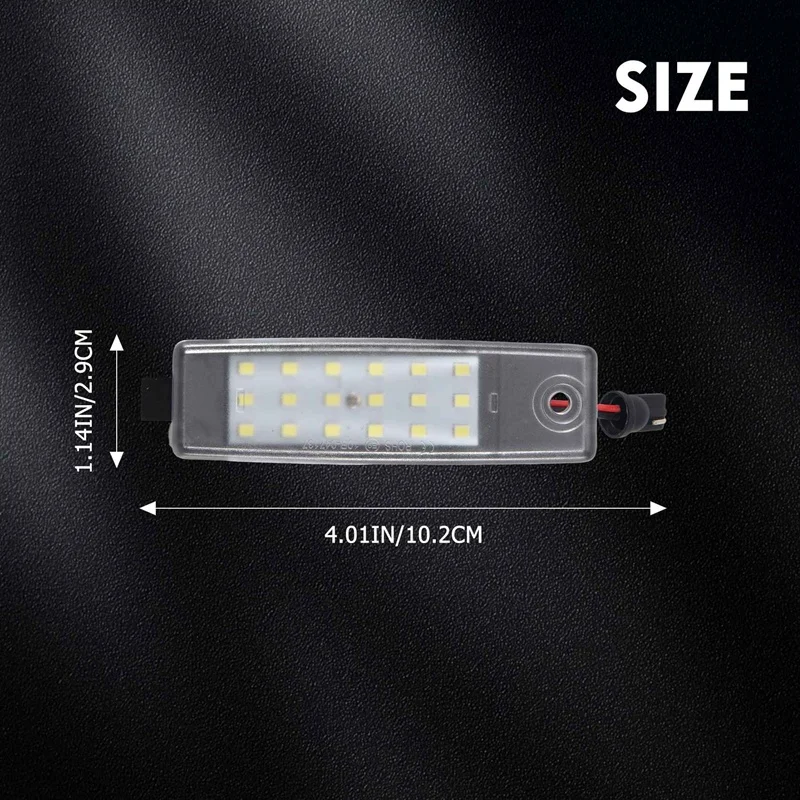 Белый светодиодный светильник номерного знака замена для Toyota Hiace Hi-Ace H200 2004-2012