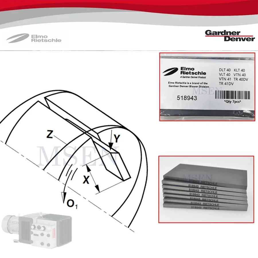 7шт-TR15DV лопастной насос Rietschle 513702