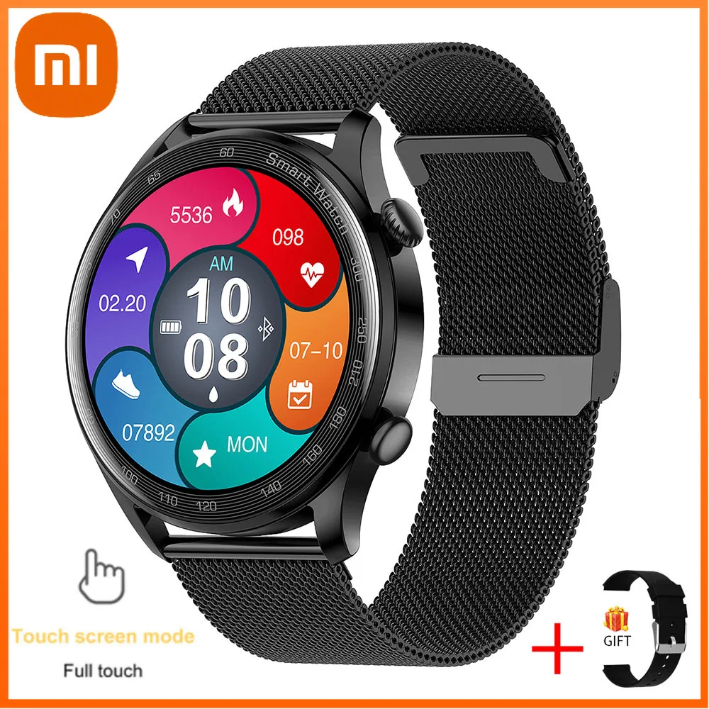 

Смарт-часы Xiaomi мужские/женские с сенсорным экраном и фитнес-трекером