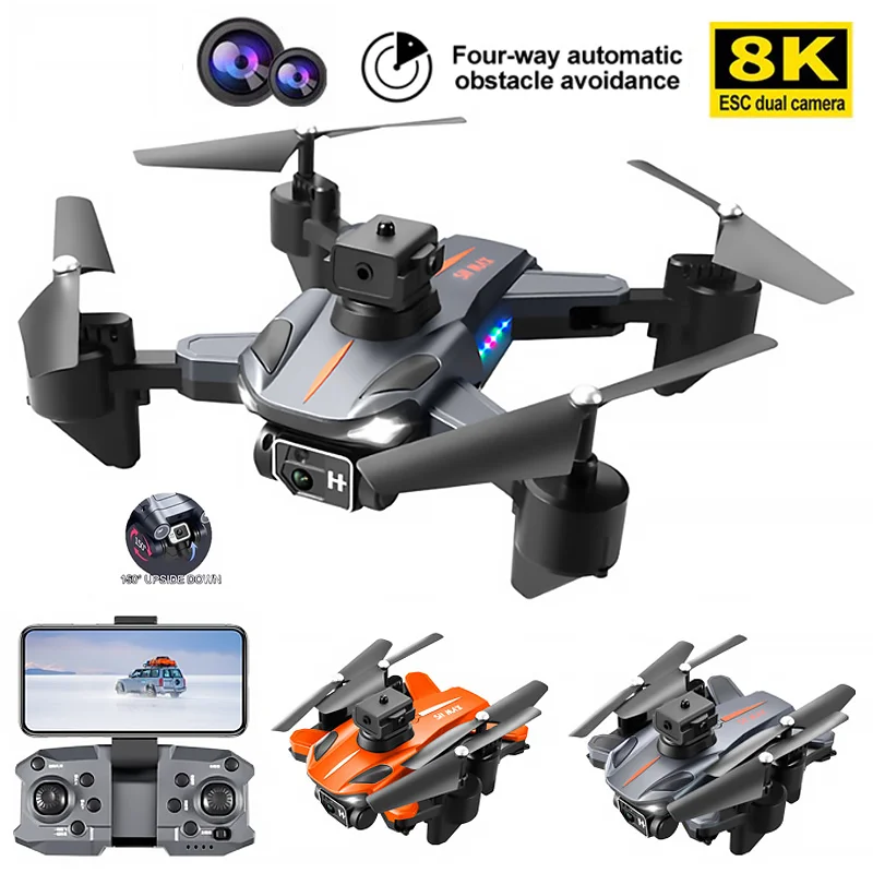 

P11S GPS Drone 8K HD Dual Camera WIFI FPV Aerial Photography Obstacle Avoidance Foldable Helicopter RC Quadcopter Distance 3KM
