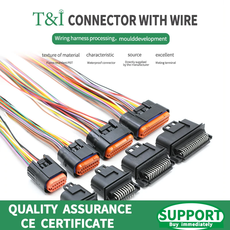 

1/5/20 Sets JAE Waterproof Automobile Needle Seat Connector ECU Plug 12/18/26/34Pin MX23A12/18/26/34N/SF1 PCB Board Harness Plug