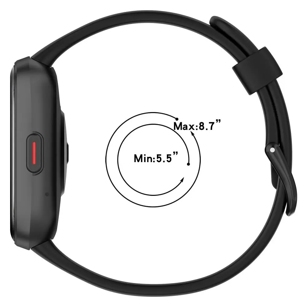 Мягкий сменный силиконовый ремешок для наручных часов умные часы браслет