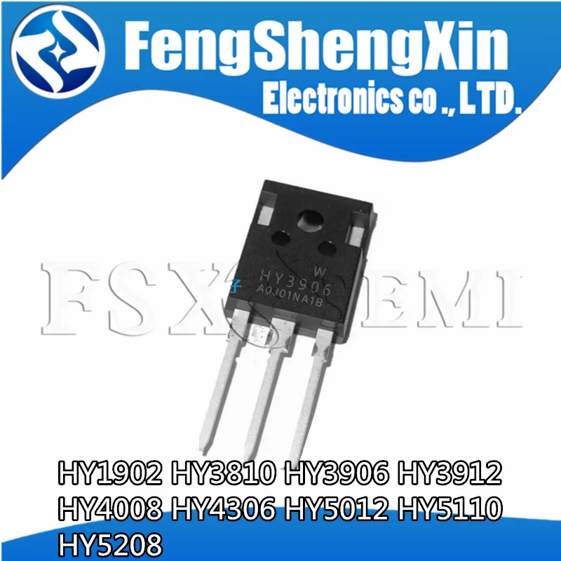 

5pcs HY1902 HY3810 HY3906 HY3912 HY4008 HY4306 HY5012 HY5110 HY5208 TO-3P MOSFET