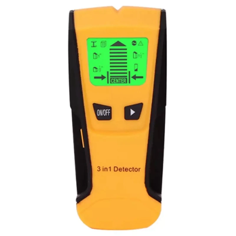 

3 in 1 Multi-Functional LCD Digital Wall Detector Metal Wood Studs Finder AC Cable Live Wire Scanner
