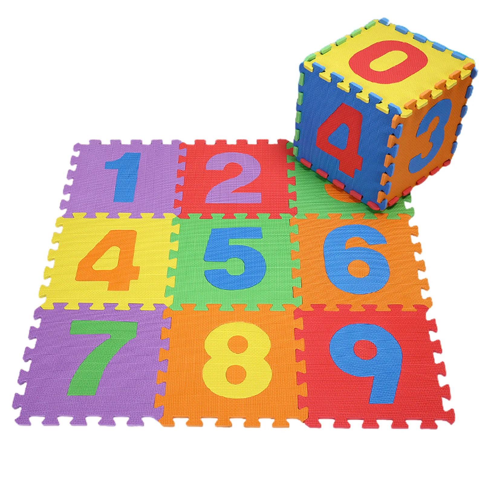 

10Pcs Baby Foam Play Mat Children Carpet Educational Toys Interlocking Puzzle EVA Tiles Alphabet Numbers And Symbol