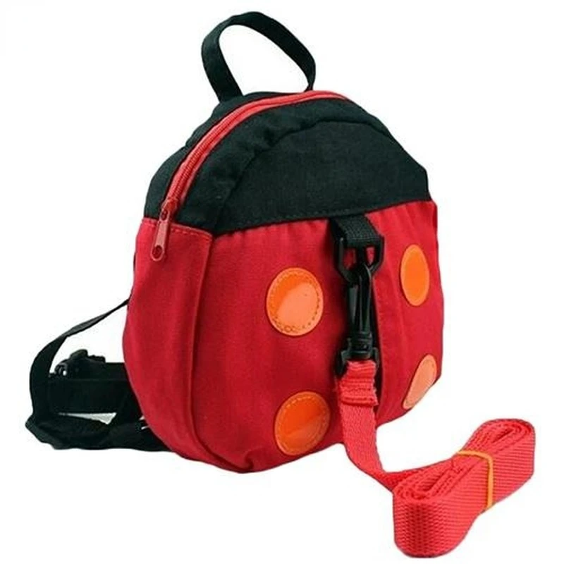 

Baby Carrier Backpack Walking Belt Bag Harness Leashes Bags Kids Safety Learning Walk Handbag Children Infant Ladybird