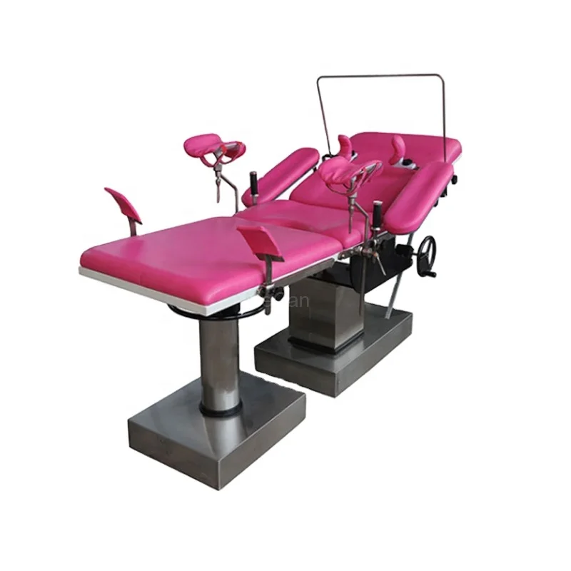 

Obstetric Exam Gynecology Table Portable Gynecological Exam Bed Medical Gynecological Examination Chair with Stirrup