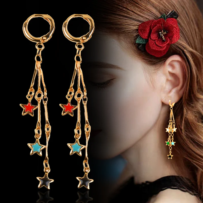 Женские серьги-капельки SINLEERY в стиле бохо с подсолнухом эмалированные пляжные