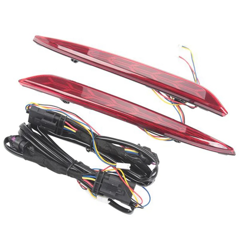 

For-Tesla Model 3 2017-2022 Rear Fog Light LED Rear Bar Light with Turn Signal Indicators Accessories