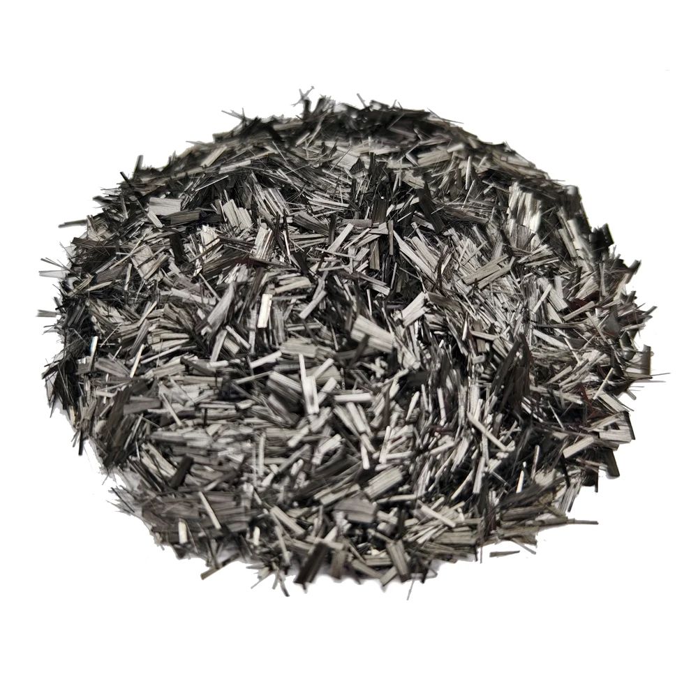 Нарезанное углеродное волокно 12K 3 мм 4 5 Модифицированные усиленные проводящие