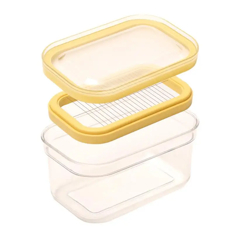 

Butter Dish Tray Airtight Fresh-Keeping Butter Storage Box With Cutter Slicer Kitchen Storage Container Butter Dispenser Tray