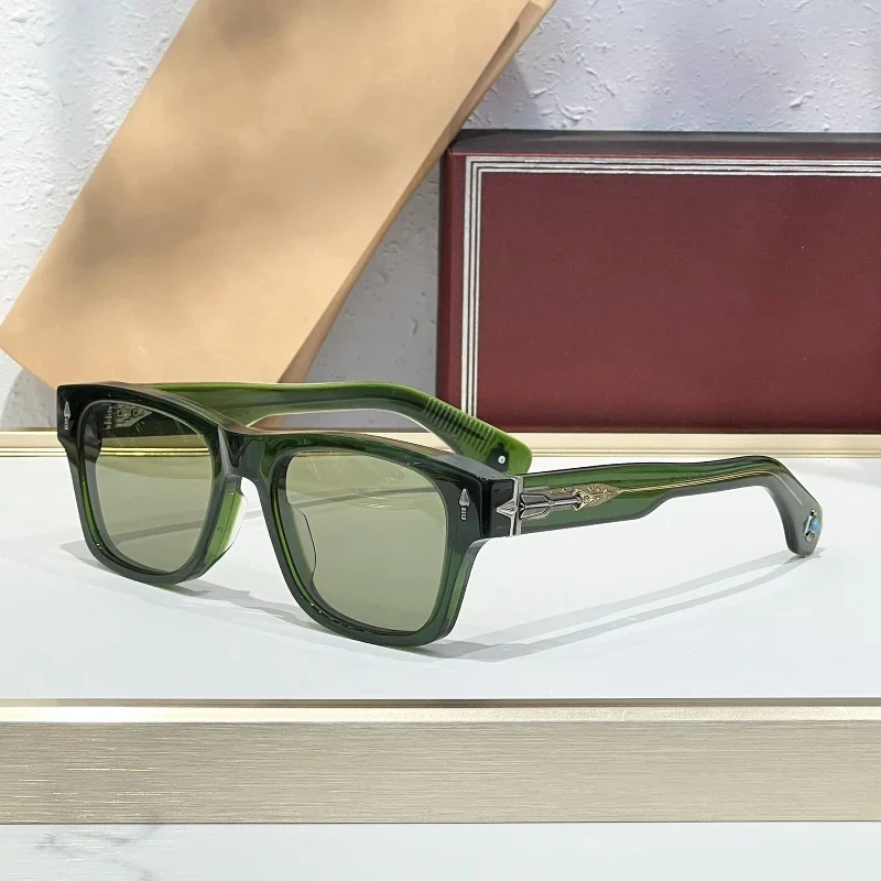 Толстые ацетатные солнцезащитные очки для мужчин и женщин высокое качество