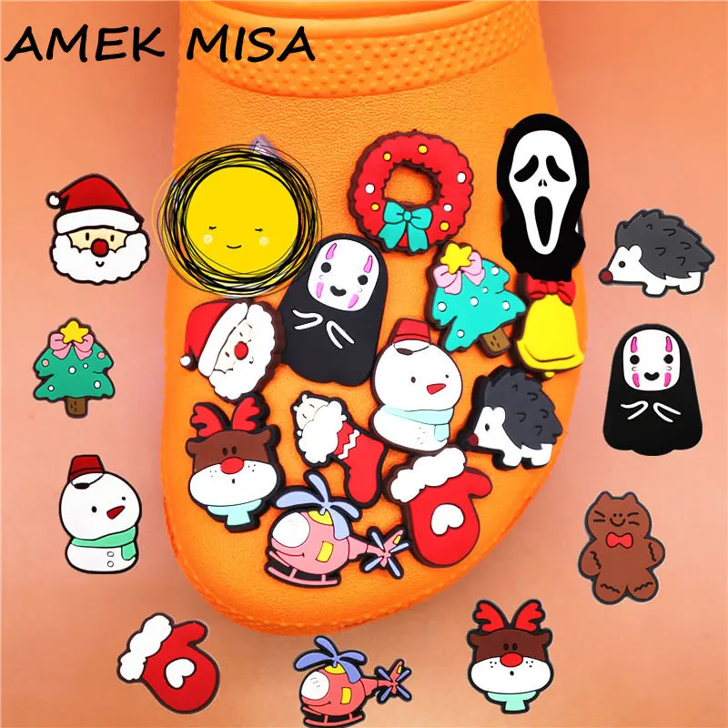 

1 шт., зажимы для обуви в рождественском стиле