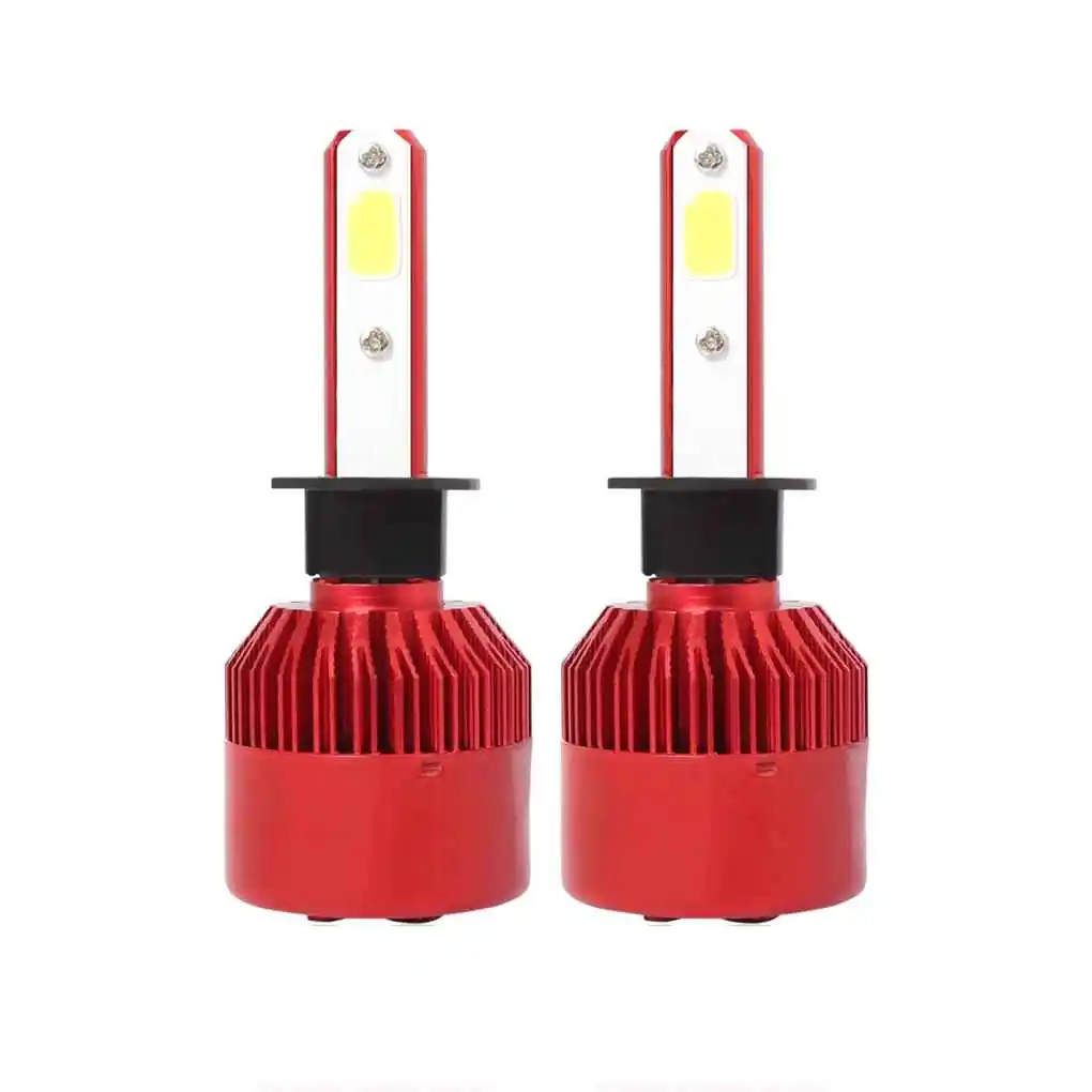 

2 шт., алюминиевые светодиодные лампы H1 H4 H7 H11 36 Вт 6500 лм K