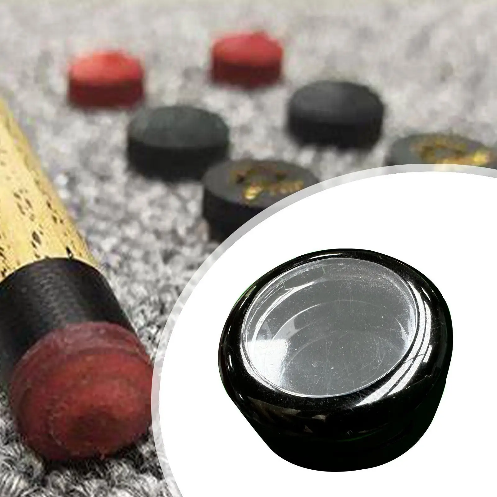 Ящик для хранения бильярдных насадок черная замена с крышкой аксессуары