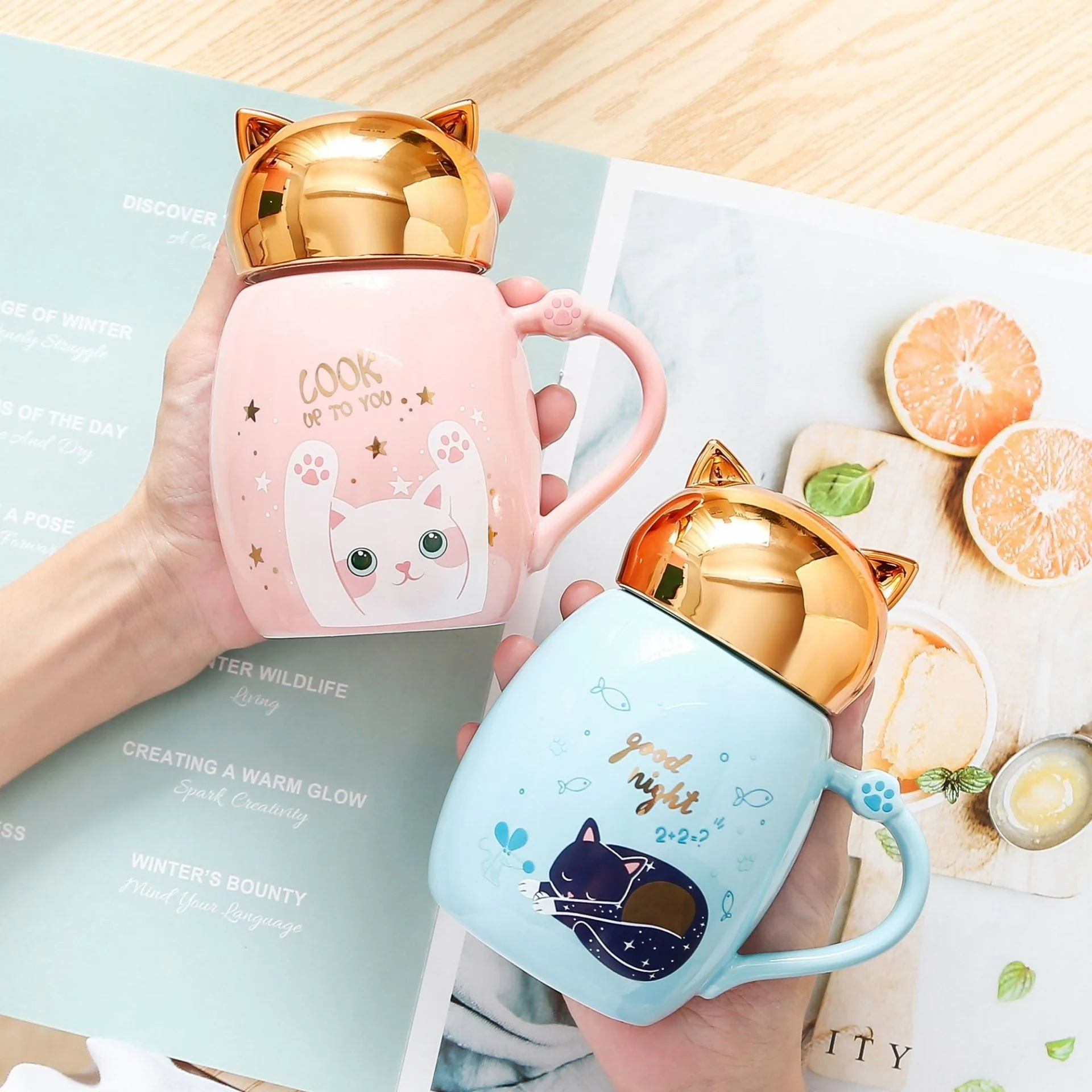 Креативный стакан для кофе молока чая чашка воды мультяшная креативная кружка с