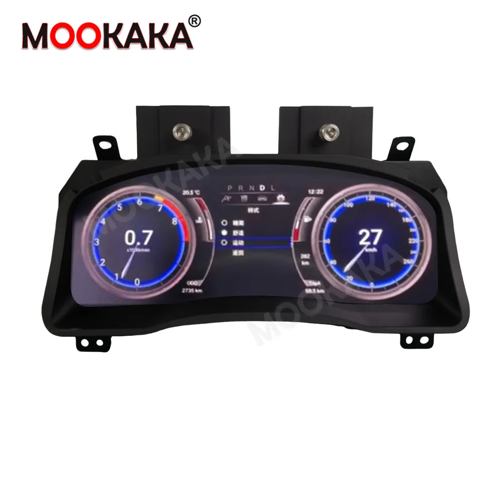 Фото 12,3-дюймовый цифровой приборный щиток на базе Linux для Toyota Prado Lexus GX470 2002-2009, виртуальная приборная панель, ЖК-спидометр №3