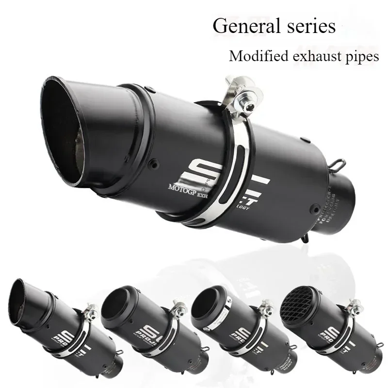 Выхлопная труба мотоцикла 51 мм/60 мм для Kawasaki 200 350 Suzuki Gsxr600 Yamaha R25 R3 аксессуары