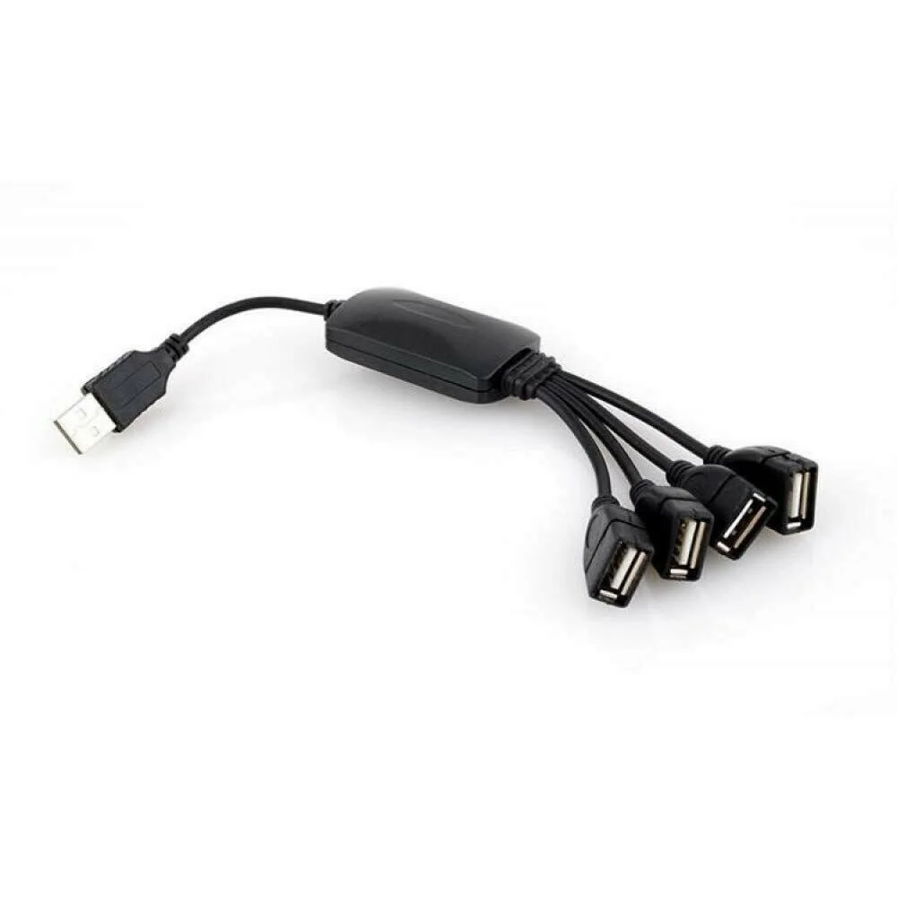 

Разветвитель на 4 порта USB 2,0 с кабелем, портативный разветвитель для ПК