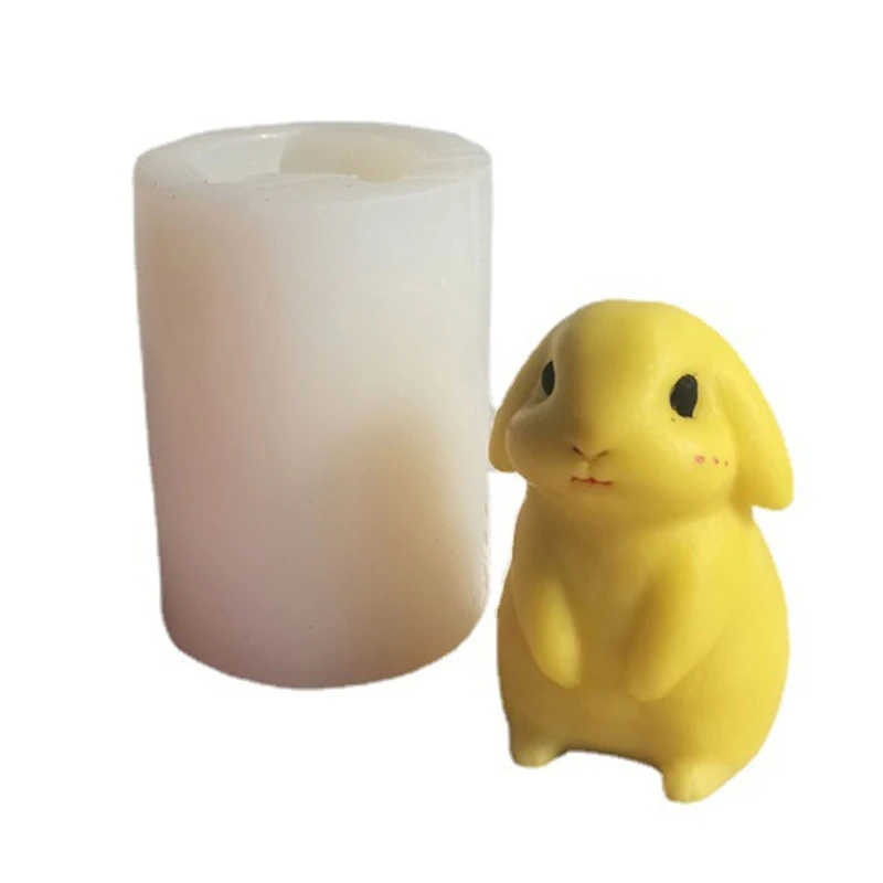 

Силиконовые формы «сделай сам» для подвесок в виде кролика, формы для свечей, инструменты для выпечки тортов, Прямая поставка