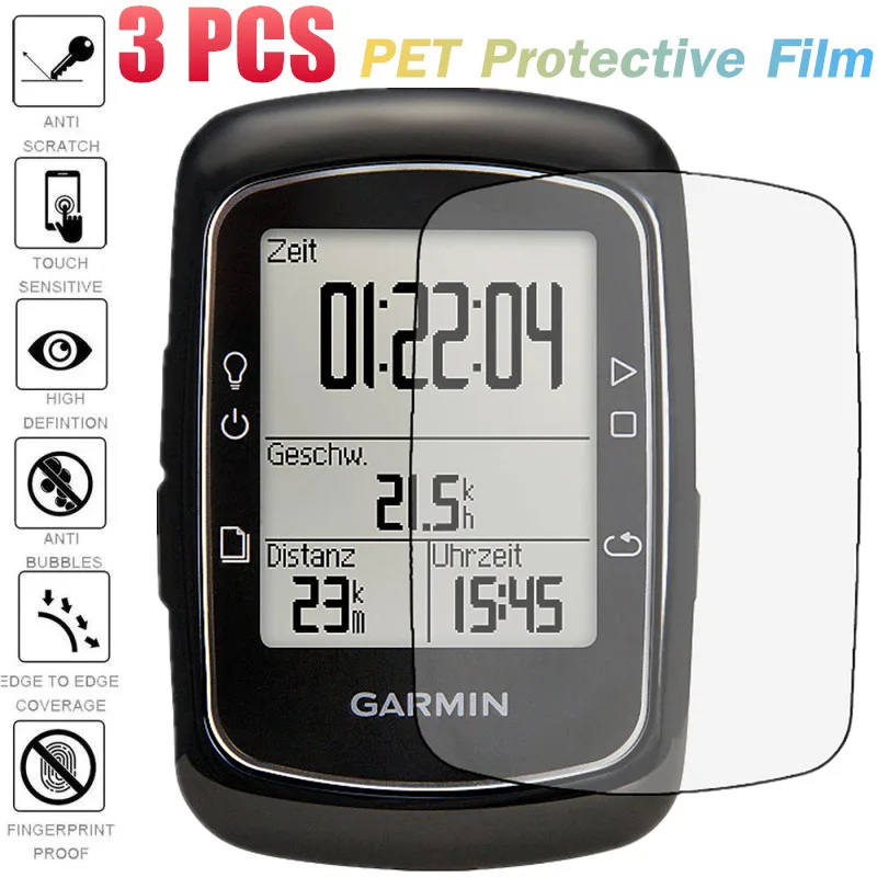 

3 шт. новая Защитная мягкая пленка для Garmin Edge 200 GPS велосипедный секундомер HD экран с защитой против царапин PET пленка Бесплатная доставка