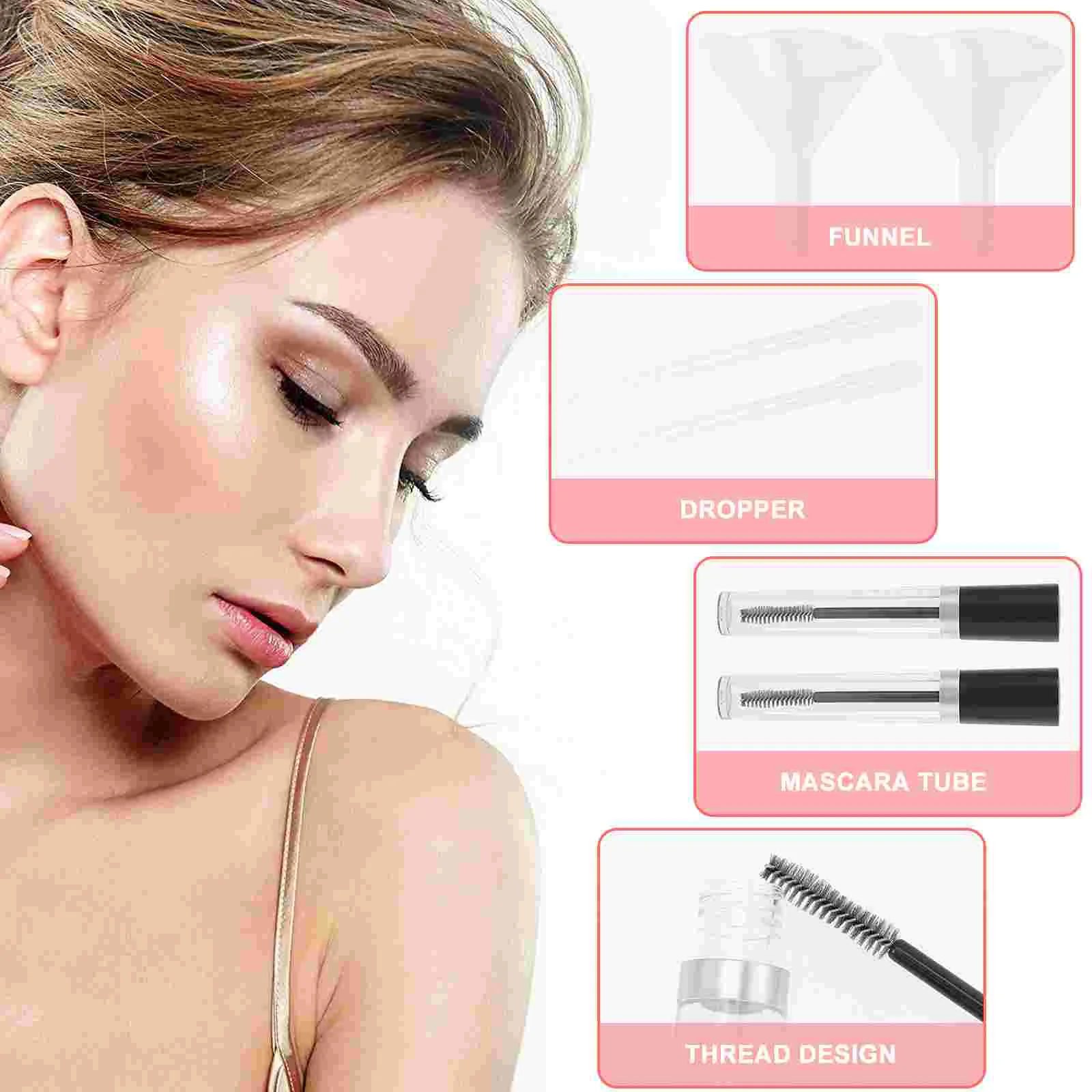 Туба для туши ресниц пустая бутылочка контейнер крем палочка Косметика своими