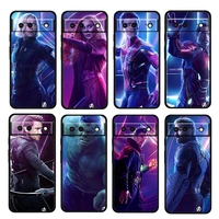 marvel infinity war poster shockproof cover for google pixel 7 6 6a 5 4 5a 4a xl pro 5g 4g tpu soft silicone black phone case