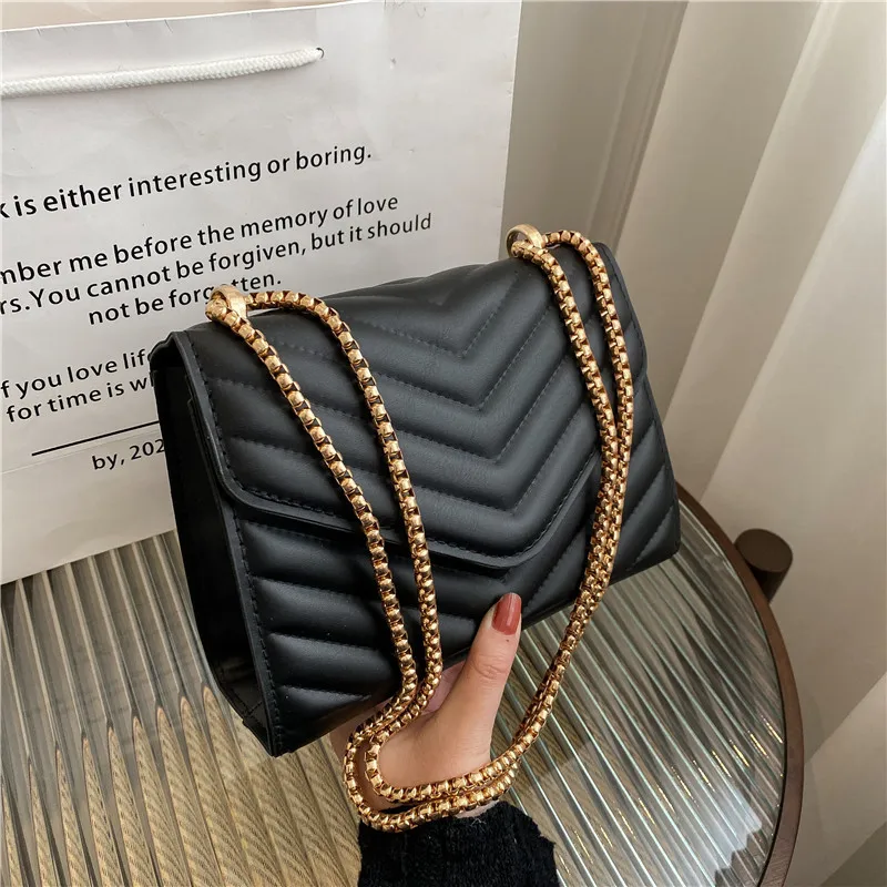 

Fashion Women Bags Luxury Handbags Shoulder Bags Pu Leather Chain Small Bags Clutch Pack Ladies Designer Messenger Bale Wallets