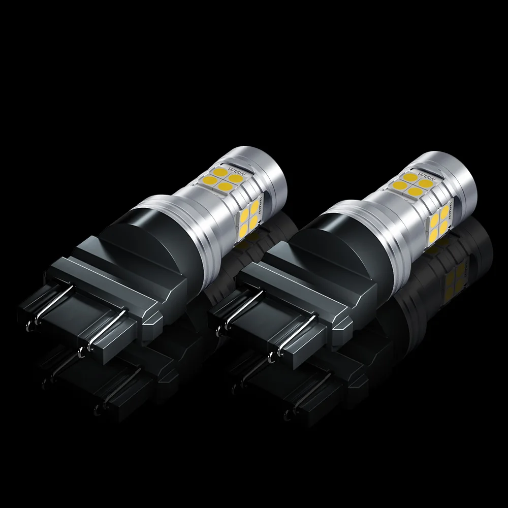 2 светодиодный т. светодиодные дневные ходовые огни лампа DRL 3157 P27/7 Вт Canbus для Jeep