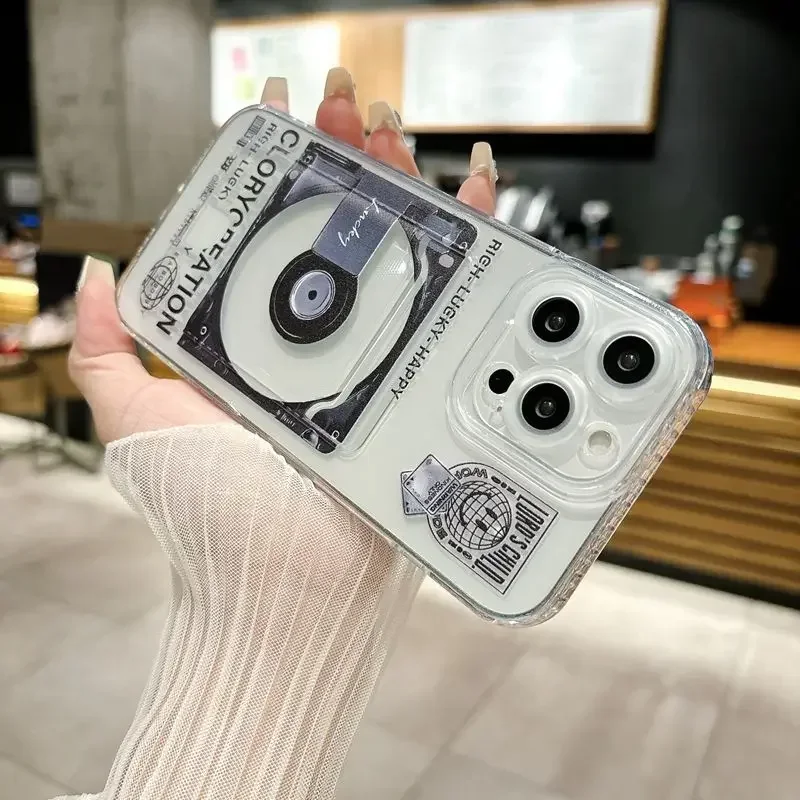 Ретро сумка для съемки компакт-дисков Infinix Note 10 11 12 30 40 Pro Plus Vip 30i 12i 11i 11S Zero X NEO 20 Φ 4G