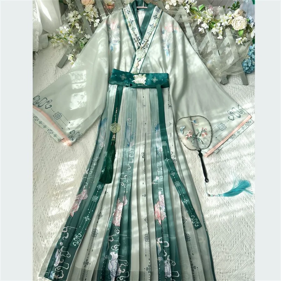 Современное женское традиционное китайское платье Hanfu кимоно для женщин в стиле