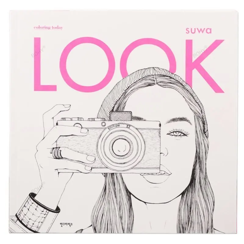 

Корейская модная национальная традиция персонажей граффити для взрослых и детей раскраска для рисования