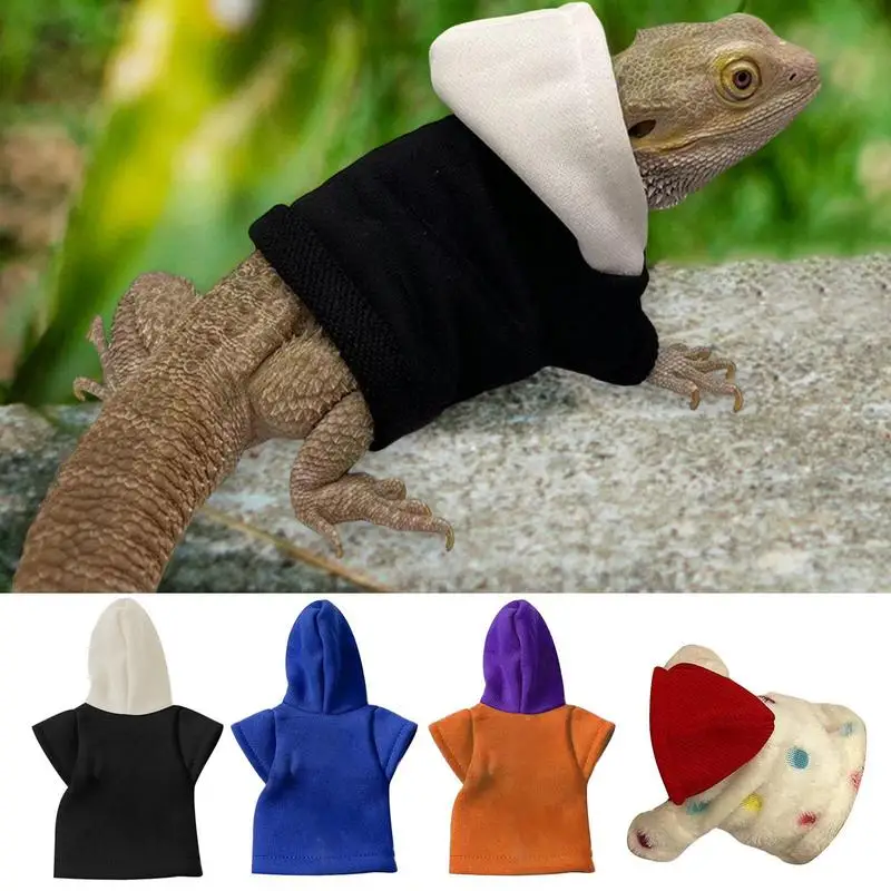 

Clothes Adjustable Cotton Reptile Clothes Reptile Accessories For Bearded Dragon Crested Chameleon