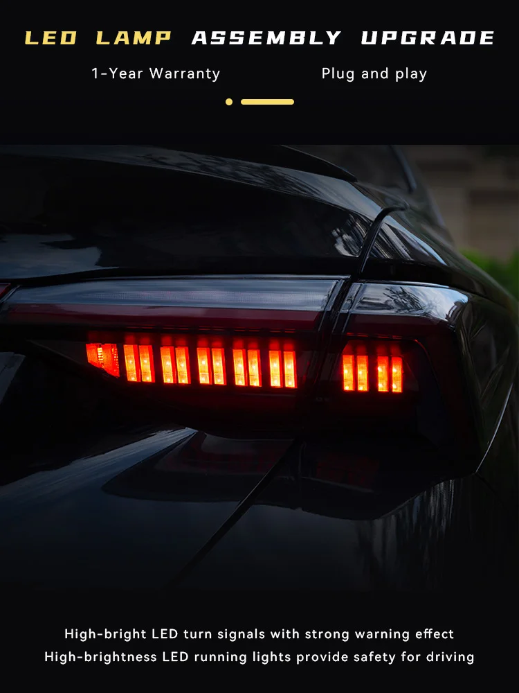 Автомобильные фары для Toyota Avalon 2019-2023 светодиодные модернизированные модные в