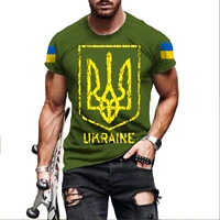 hot sale menwomen ukraine flag mens t shirts oversized loose clothes vintage short sleeve fashion letters printed o neck tshirt