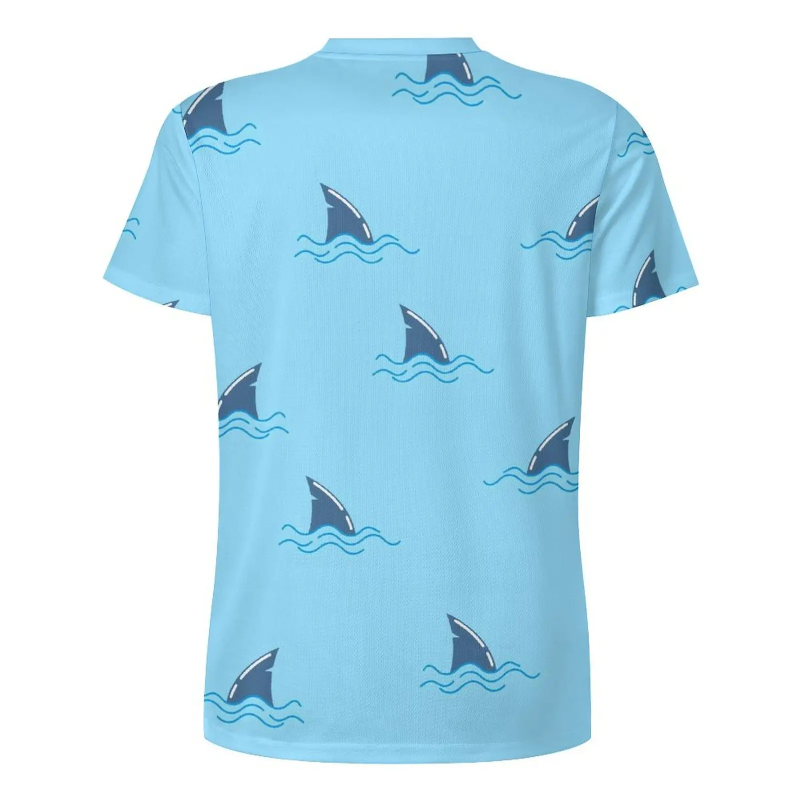 Футболка с изображением акулы Кита дельфина плавника трендовые футболки