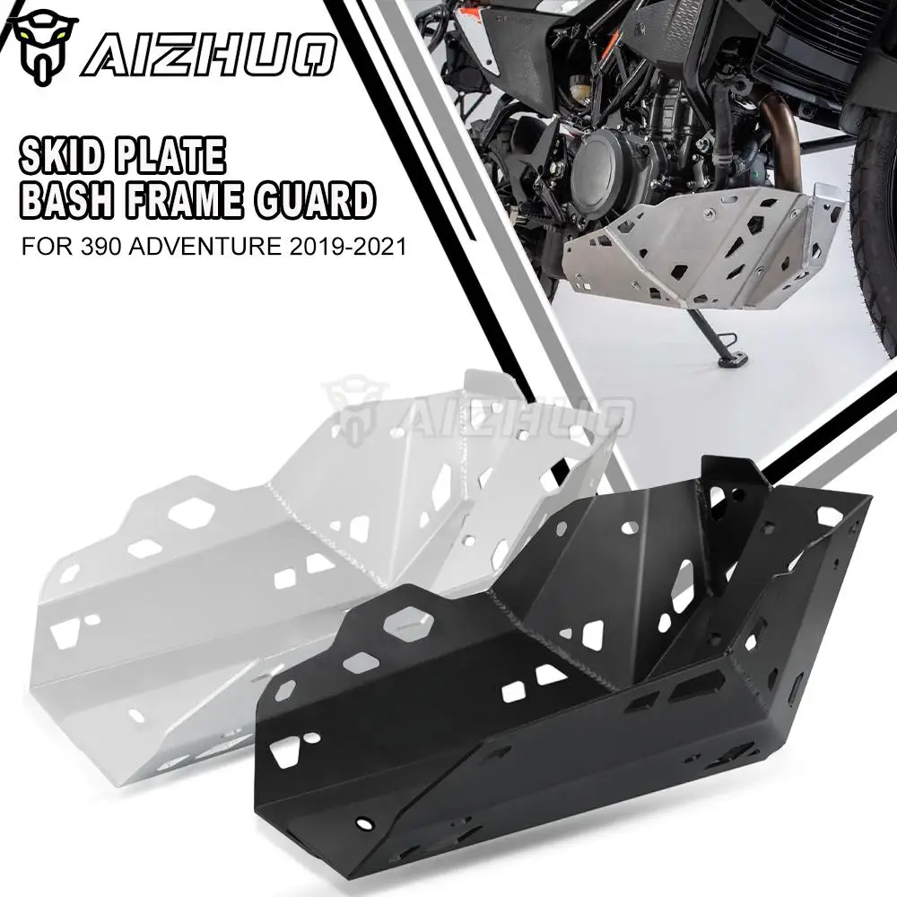 

For 390 ADVENTURE ADV 2019 2020 2021 390ADV Motorcycle Front Spoiler Crash Bar Engine Guards Skid Plate Bash Frame Guard