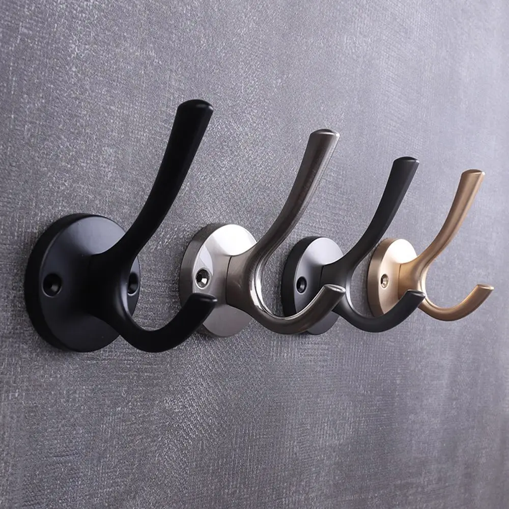 

Металлическая деталь, вешалка для полотенец с винтами, крючок для душа, двойной S-образный крючок, крючки для халата, пальто, настенные вешал...