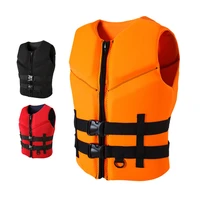 neoprene adult life vest men ladies water sports buoyancy jacket swimming vest rowing surf rafting jet ski safety vest 2022