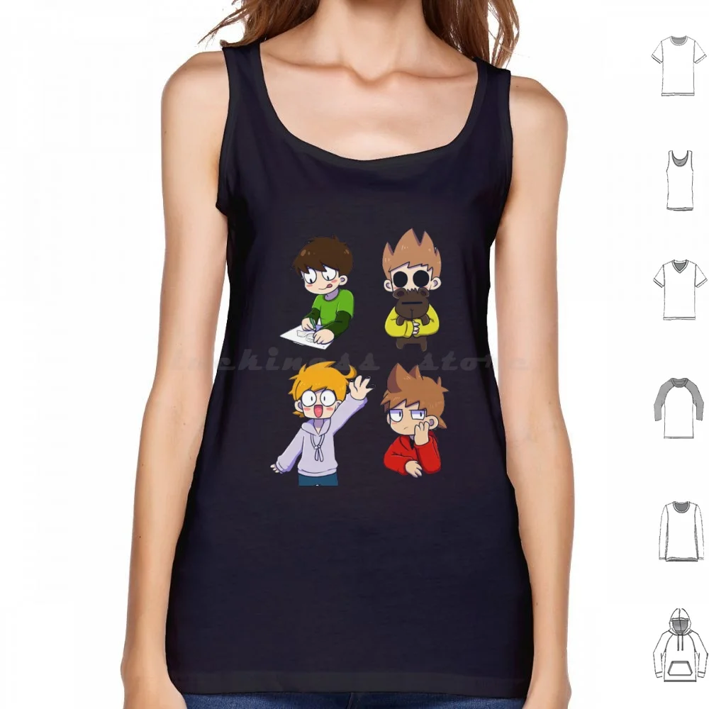 

Eddsworld Characters Tank Tops Vest Sleeveless Eddsworld Tord Eddsworld Tord Ew Tord Edd Eddsworld Tom Ew Red Leader Tom