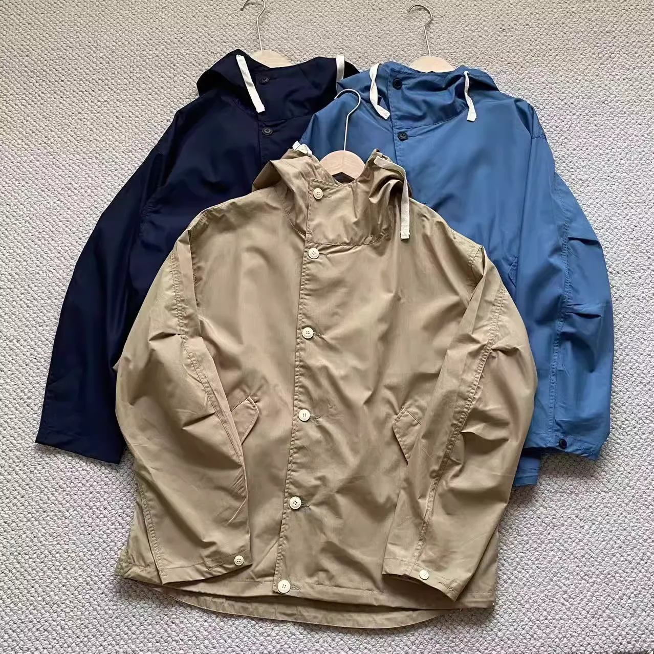 NANAMICA японская уличная функциональная ветрозащитная свободная куртка с