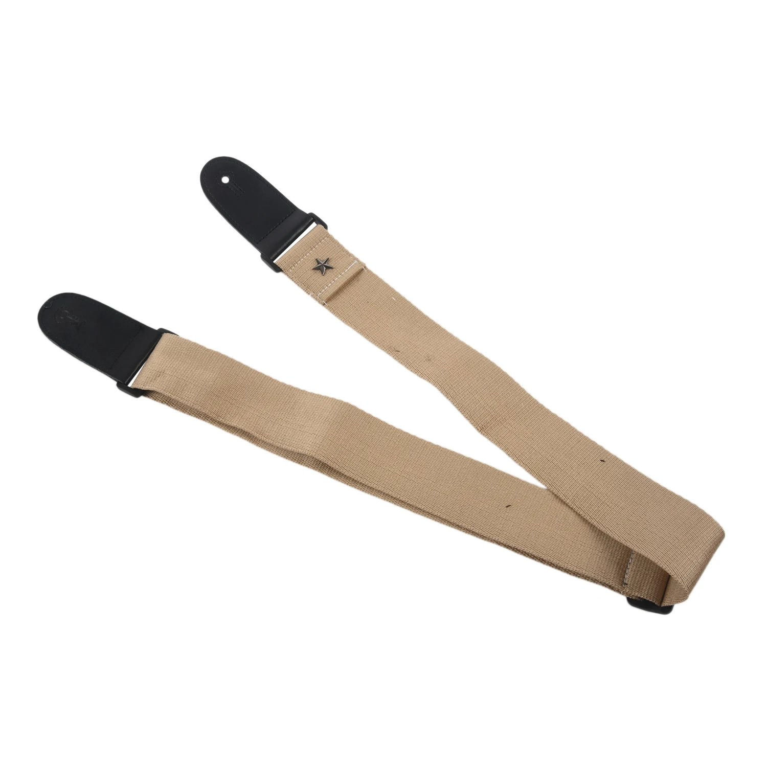 Wear Resistant Acoustic Bass Thicken Shoulder Belt Parts Anti Slip Adjustable Length Guitar Strap Star Embellish Soft Durable Kh