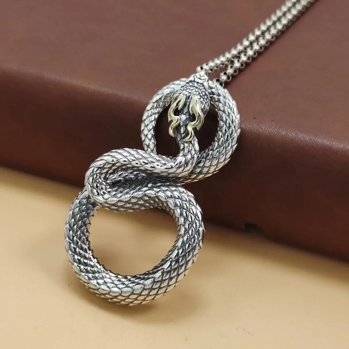 Кулон Jiaolong мужской из серебра 925 пробы уличная мода в стиле хип-хоп