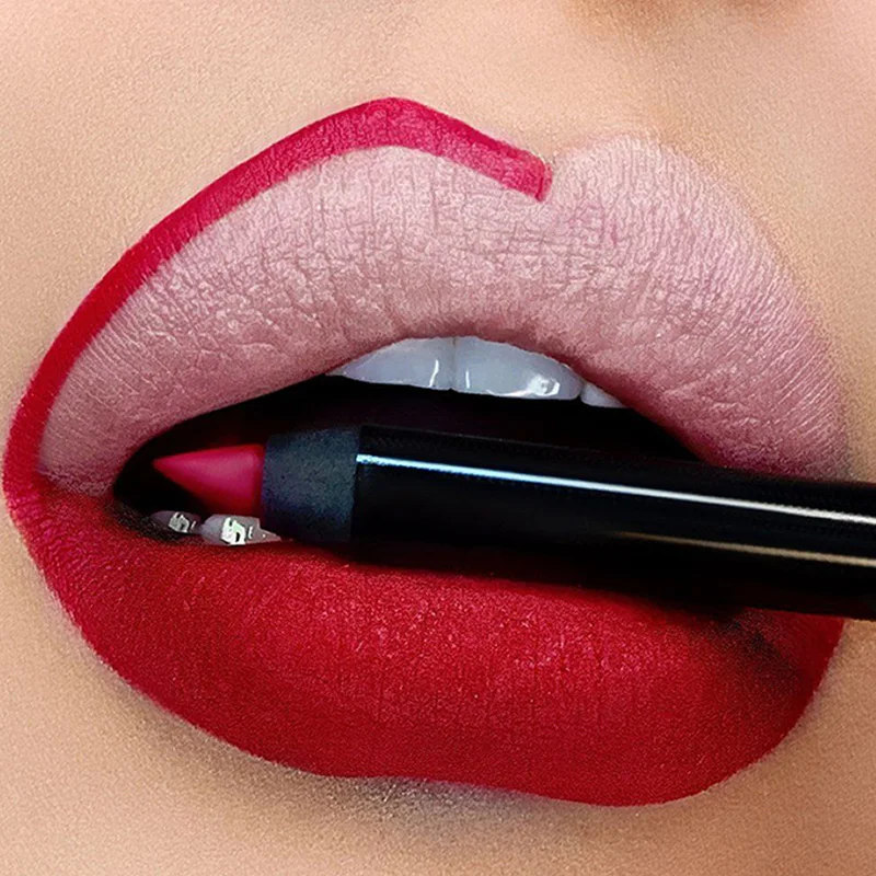 

Matte Velvet Mist Lip Liner Makeup Lipstick Sexy Dark Red Lipgloss Long Lasting Waterproof Moisturizer Women Lips Cosmetics