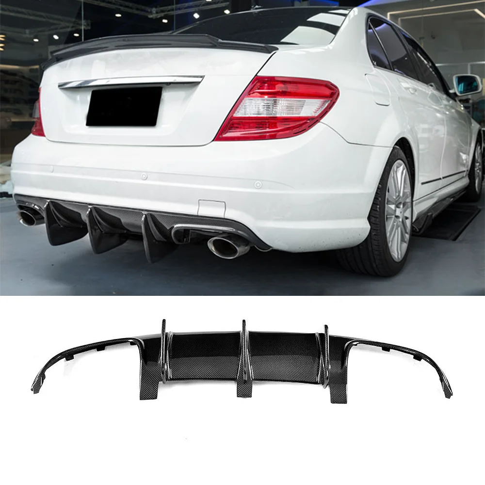 Полный комплект кузова из углеродного волокна для Mercedes Benz W204 C63 AMG Sedan 4-дверный