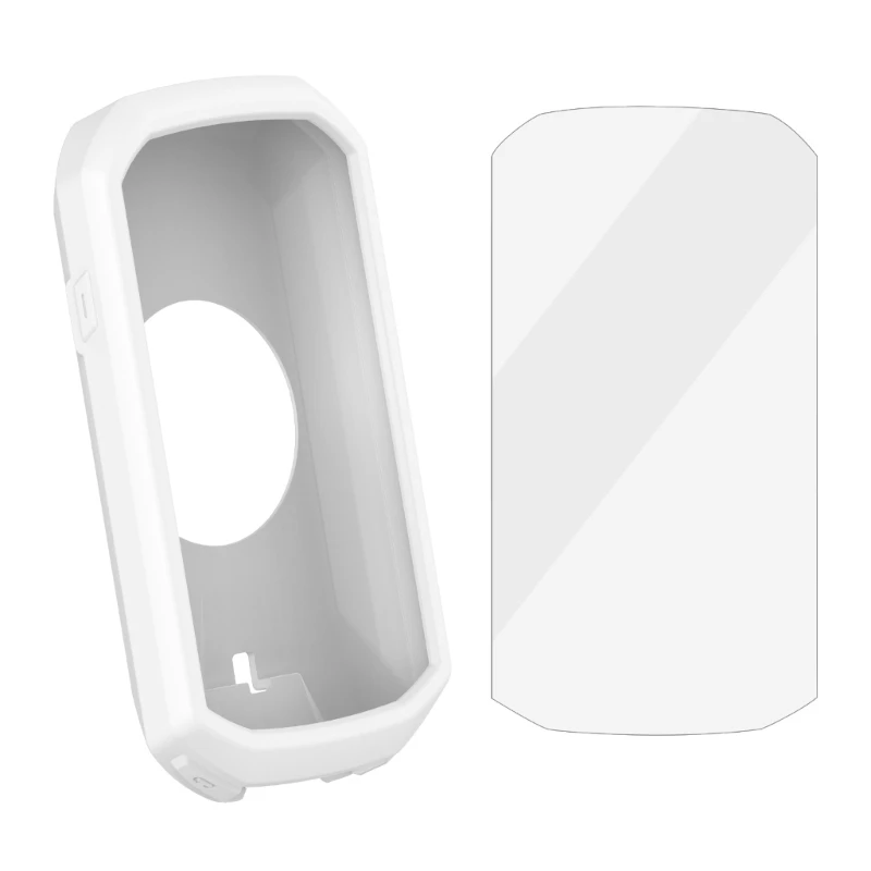 Силиконовый чехол для велосипедного компьютера с защитной пленкой экрана цвета