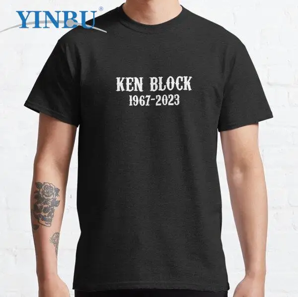 

KEN BLOCK 1967-2023 Unisex t shirts YINBU brand 2023 t-shirt Graphic Tee