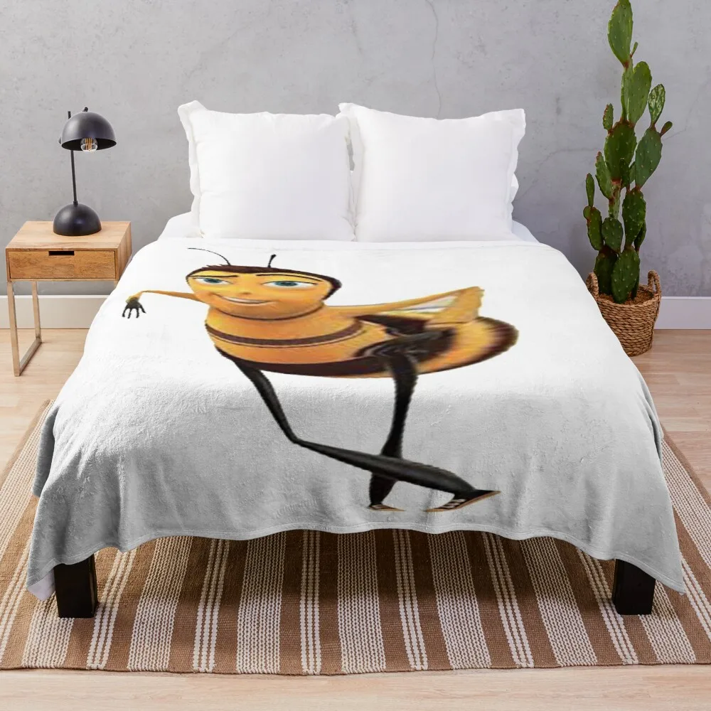 

Thicc Barry B. Benson Throw Blanket Hairy Blanket