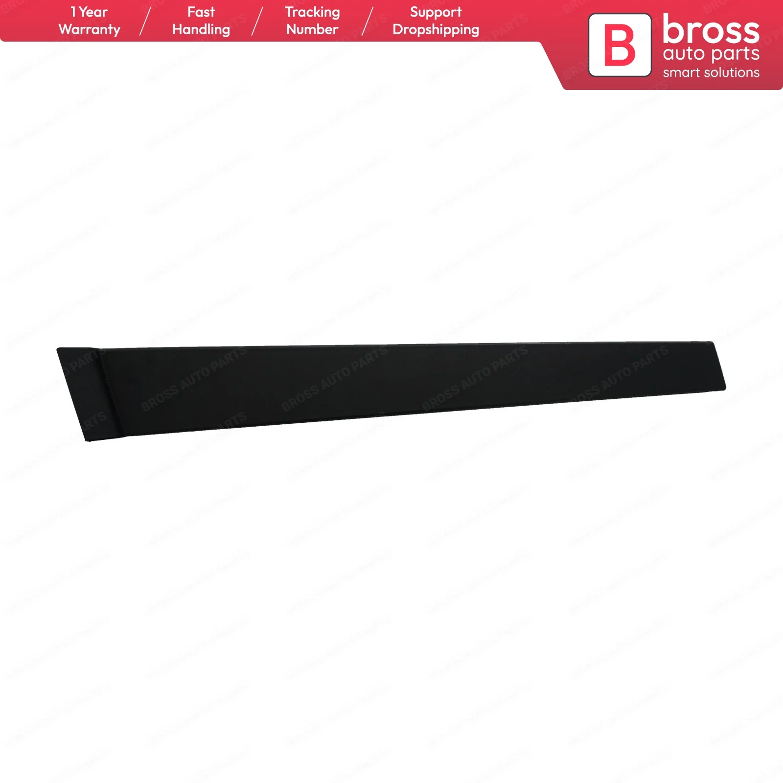 

BDP877 Front Left Door Pillar Frame Trim Moulding 7N11N20899AA, 1690267 With Sponge and Snap Ring Clips for Fusion Europe 5-Door